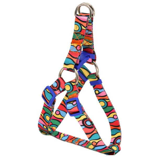 قلاده کتفی سگ طرح رنگی رنگی محکم و مقاوم