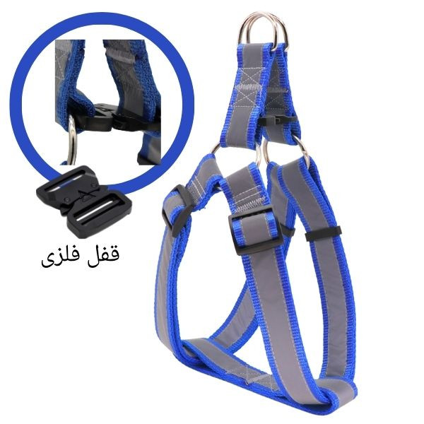 قلاده کتفی سگ مدل شبرنگ مگی پت نژاد بزرگ