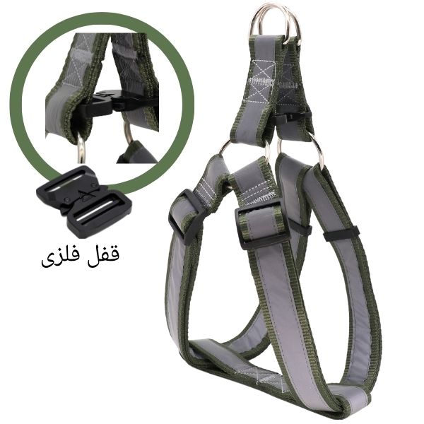 خرید قلاده کتفی سگ با نوار دولایه محکم