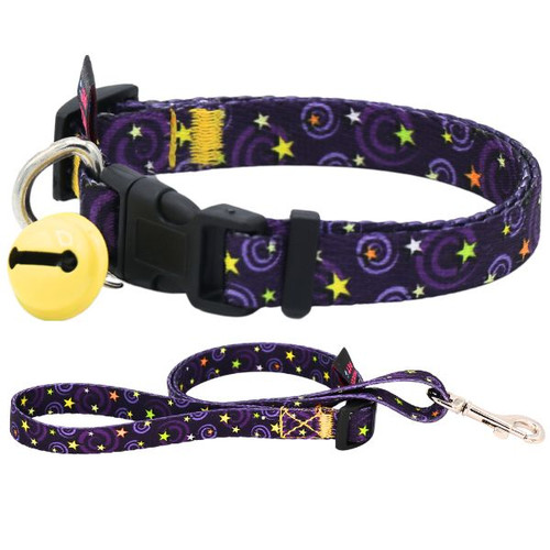 ست لید و قلاده گردنی فانتزی با زنگوله مگی پت نژاد کوچک