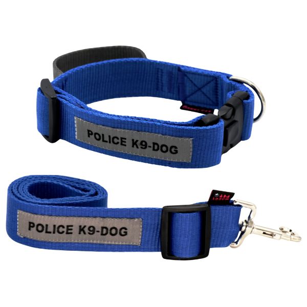 قلاده گردنی پلیس با دسته هم قدم