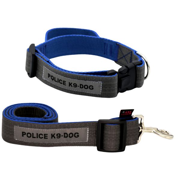 قلاده گردنی پلیس با دسته هم قدم مناسب برای آموزش