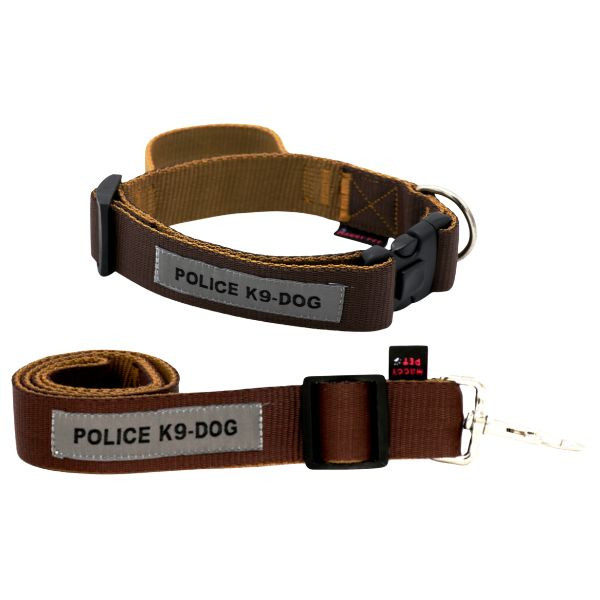 قلاده گردنی پلیس با دسته هم قدم مناسب برای پیاده روی