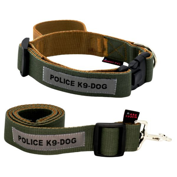 خرید آنلاین قلاده پلیسی با طراحی اسپرت و جنس مقاوم نژاد بزرگ