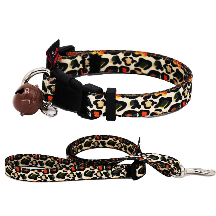 ست بند و قلاده گردنی سگ مگی پت مدل مدیوم چاپی Medium-LG maggy pet