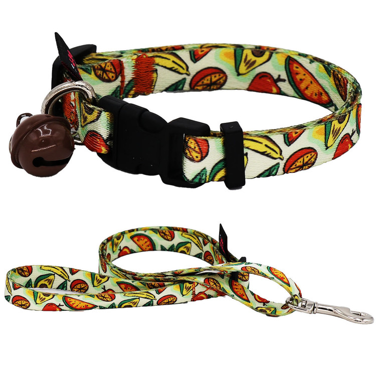 ست بند و قلاده گردنی سگ مگی پت مدل مدیوم چاپی Medium-LG maggy pet