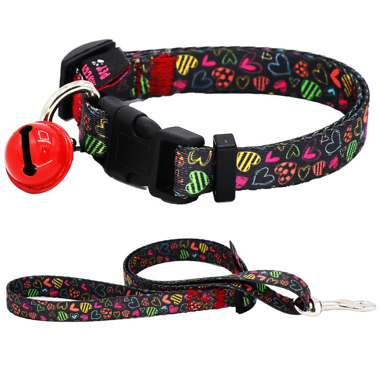 ست بند و قلاده گردنی سگ مگی پت مدل مدیوم چاپی Medium-LG maggy pet