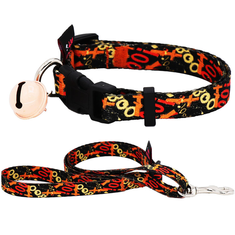 ست بند و قلاده گردنی سگ مگی پت مدل مدیوم چاپی Medium-LG maggy pet